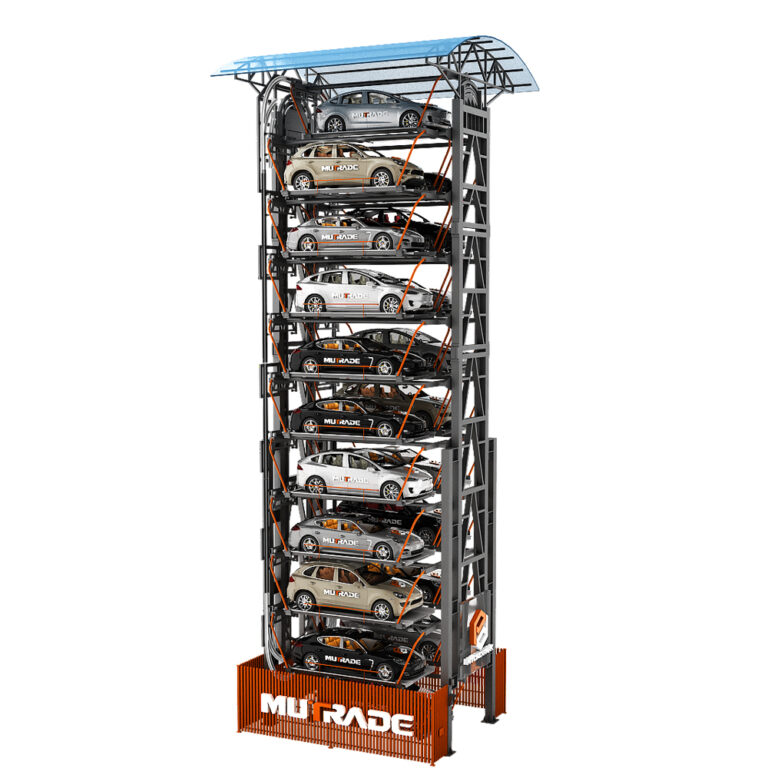 Автоматическая роторная парковка на 8 внедорожников Mutrade ARP-8S (2500 кг)