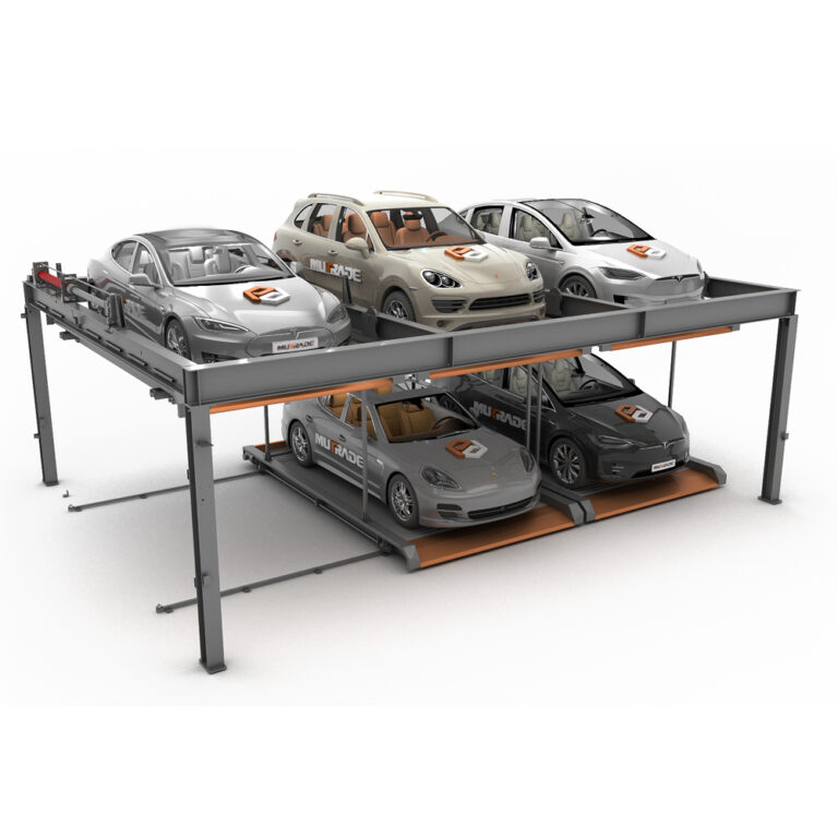 Двухуровневая полуавтоматическая пазловая парковка Mutrade BDP-2 (2500/2000 кг)