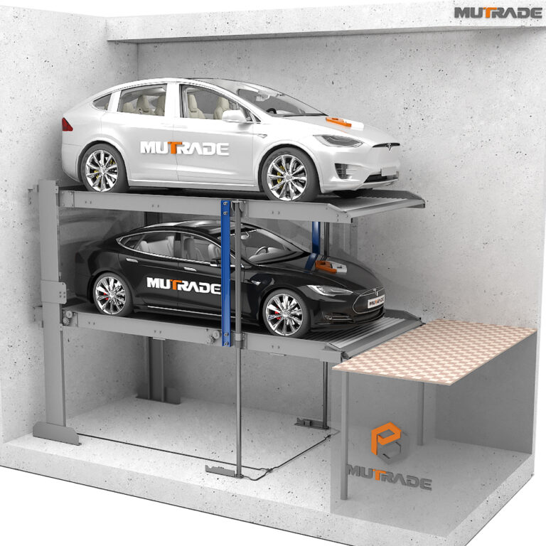 Двухуровневая независимая подземная парковка с приямком Mutrade Starke 2127 (2700 кг)